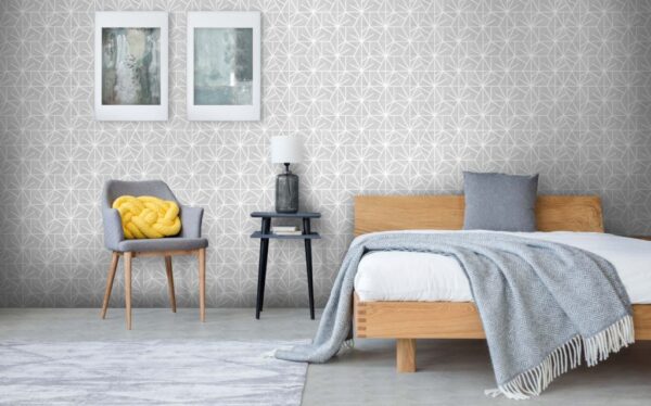 Carrelage hexagonal sol et mur Nanda JULIET - mur MARESA sol LYNNIE TAUPE