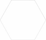 Carrelage hexagonal blanc Diffusion Céramique HEXAGONE