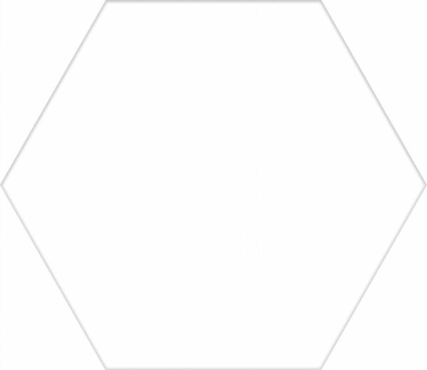 Carrelage hexagonal blanc Diffusion Céramique HEXAGONE