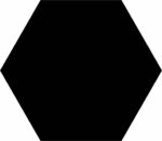 Carrelage hexagonal noir Diffusion Céramique HEXAGONE