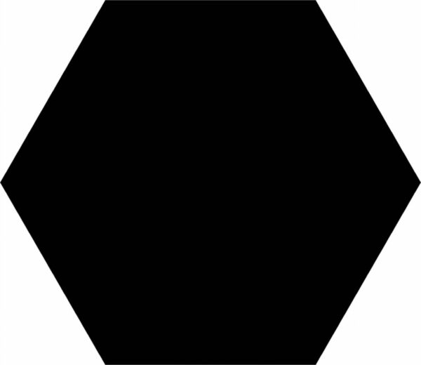 Carrelage hexagonal noir Diffusion Céramique HEXAGONE
