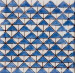 Carrelage méditerranéen Dorémail ASORI - céramique artisanale de Tunisie - Modèle DOUGGA BLEU