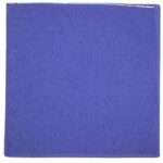 Carrelage mexicain artisanal uni COLIBRI AZULEJOS Bleu Lavande
