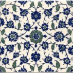 Carrelage oriental en faience de Tunisie Dorémail - Collection Tradition, motif NARMIN