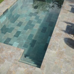 Carrelage piscine imitation Pierre de Bali Saime PHOENIX