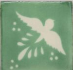 Carrelage mexicain Colibri Azulejos - FLIGHT BLANC / VERT