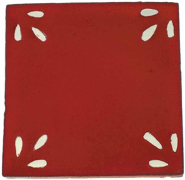 Carrelage mexicain Colibri Azulejos - SEVILLE BLANC ROUGE