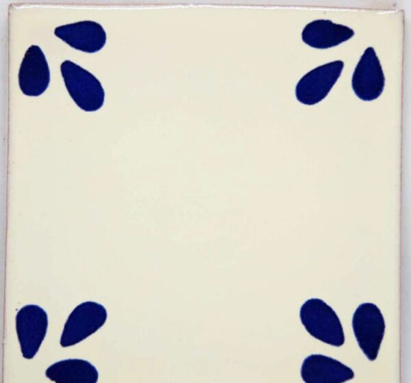 Carrelage mexicain Colibri Azulejos - SEVILLE BLEU BLANC