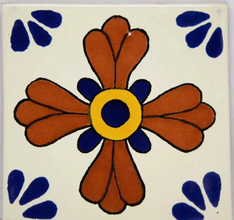 Carrelage mexicain Colibri Azulejos - SEVILLE BLEU