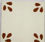 Carrelage mexicain Colibri Azulejos - SEVILLE CHAMOIS BLANC