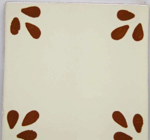 Carrelage mexicain Colibri Azulejos - SEVILLE CHAMOIS BLANC