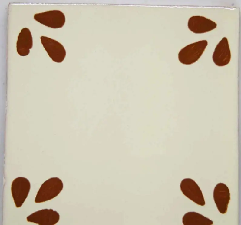 Carrelage mexicain Colibri Azulejos - SEVILLE CHAMOIS BLANC