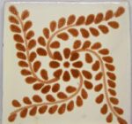 Carrelage mexicain Colibri Azulejos - TULUM CHAMOIS BLANC