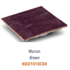 Zellige marocain Diffusion Céramique - carrelage marocain artisanal - Couleur MARRON