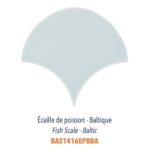 Diffusion Céramique - Carrelage bleu ECAILLES DE POISSON - BALTIQUE