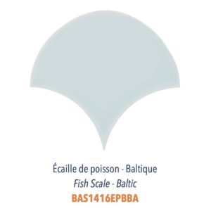 Diffusion Céramique - Carrelage bleu ECAILLES DE POISSON - BALTIQUE