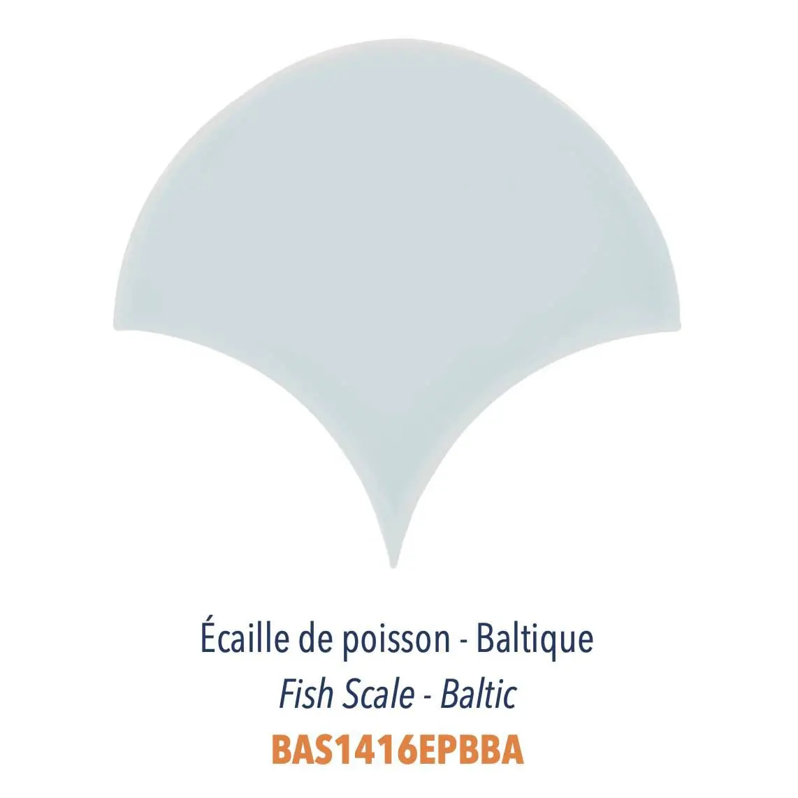 Diffusion Céramique - Carrelage bleu ECAILLES DE POISSON - BALTIQUE