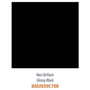 Carrelage couleur brillant ou mat Diffusion Céramique Coin Déco - LES ESSENTIELS - NOIR BRILLANT