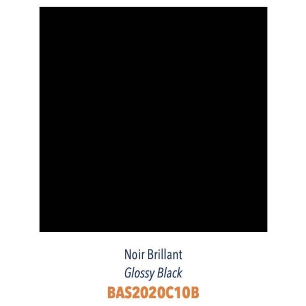 Carrelage couleur brillant ou mat Diffusion Céramique Coin Déco - LES ESSENTIELS - NOIR BRILLANT