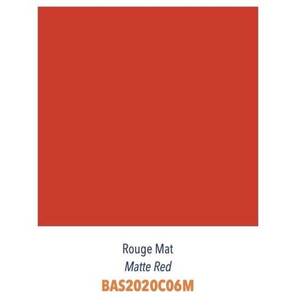Carrelage couleur brillant ou mat Diffusion Céramique Coin Déco - LES ESSENTIELS - ROUGE MAT