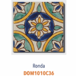 Faience de Tunisie artisanale et traditionnelle DOREMAIL Les TUNISIENS - RONDA