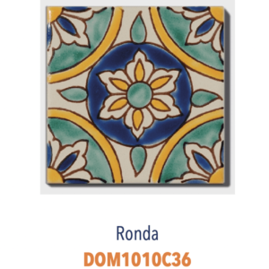 Faience de Tunisie artisanale et traditionnelle DOREMAIL Les TUNISIENS - RONDA