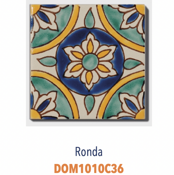 Faience de Tunisie artisanale et traditionnelle DOREMAIL Les TUNISIENS - RONDA