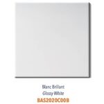 Carrelage couleur brillant ou mat Diffusion Céramique Coin Déco - LES ESSENTIELS - BLANC BRILLANT
