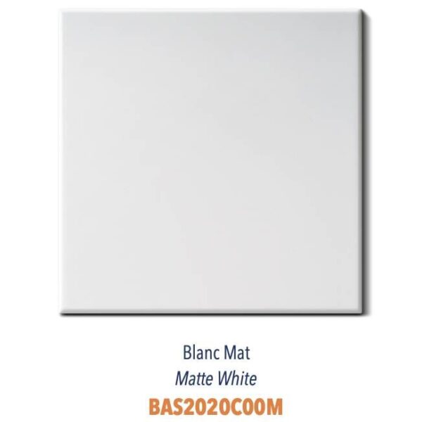 Carrelage couleur brillant ou mat Diffusion Céramique Coin Déco - LES ESSENTIELS - BLANC MAT