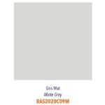 Carrelage couleur brillant ou mat Diffusion Céramique Coin Déco - LES ESSENTIELS - GRIS MAT