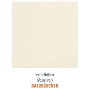 Carrelage couleur brillant ou mat Diffusion Céramique Coin Déco - LES ESSENTIELS - IVOIRE BRILLANT