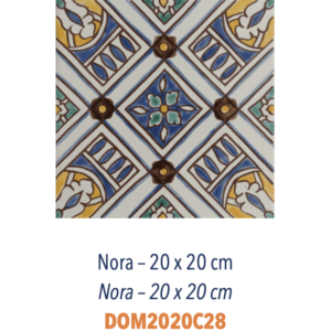 Carrelage méditerranéen Doremail - NORA 20x20cm