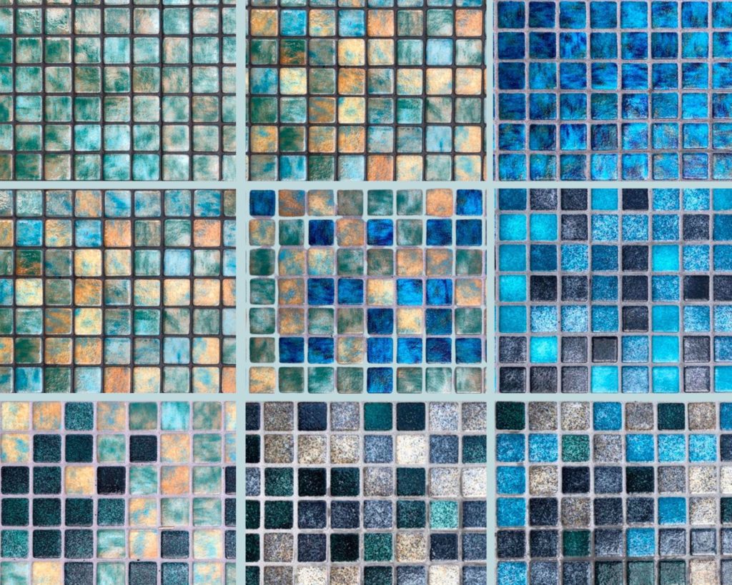 Mosaïque effet piscine Pierre de Bali - Reviglass PARADISE STONES