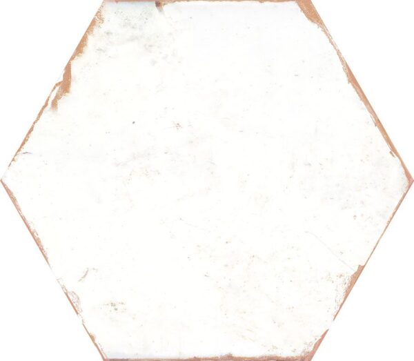 Carreau de ciment hexagonal - carrelage Nanda BOHEMIA blanc LINO WHITE