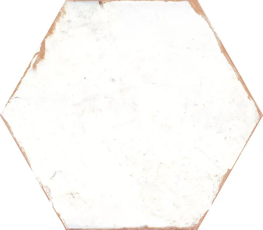 Carreau de ciment hexagonal - carrelage Nanda BOHEMIA blanc LINO WHITE