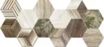 Carrelage hexagonal effet bois parquet peint ITT AFRICA - 12 motifs