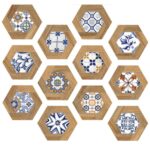 Carrelage hexagonal andalou effet bois ITT Gador pour sol et mur - 15 motifs méditerranéens différents