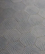 Carreau de ciment hexagonal Nanda Capri - sol LAZARETTO