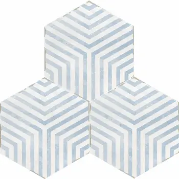 Carrelage imitation Carreau de ciment hexagonal Nanda Capri - motif LAZARETTO