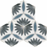 Carrelage imitation Carreau de ciment hexagonal Nanda Capri - motif NORA
