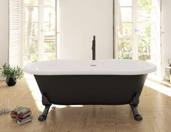 Baignoire sur pieds VICTORIA 168X78 de Sanycces – Image 2