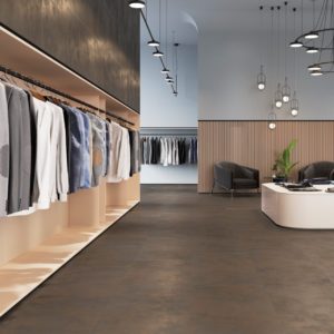 Carrelage effet métallisé RECER Metal Track - Brown