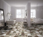Carrelage hexagonal effet bois parquet peint ITT AFRICA - 12 motifs