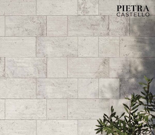 Carrelage pierre blanche Monocibec Pietra Castello - coloris MIRAMARE