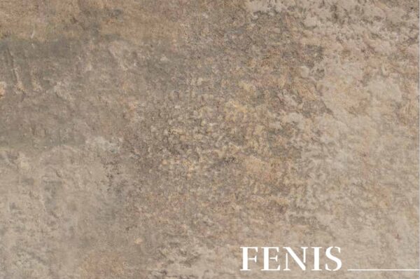 Carrelage extérieur antidérapant Monocibec Pietra Castello - coloris travertin FENIS