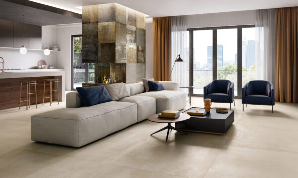 Carrelage effet métal Monocibec Blade - coloris VIBE