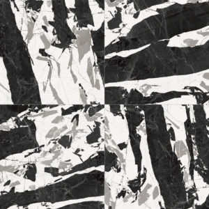 Carrelage marbre blanc noir gris Monocibec ARCADIA - Tecno MIX