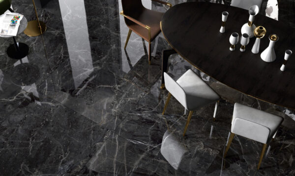 Carrelage marbre noir Monocibec ARCADIA - Tecno NERO