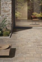Carrelage extérieur antidérapant pierre Monocibec Pietra Castello - coloris FENIS
