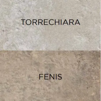 Carrelage pierre Monocibec Pietra Castello - COLORIS POUR L'EXTERIEUR surface antidérapante